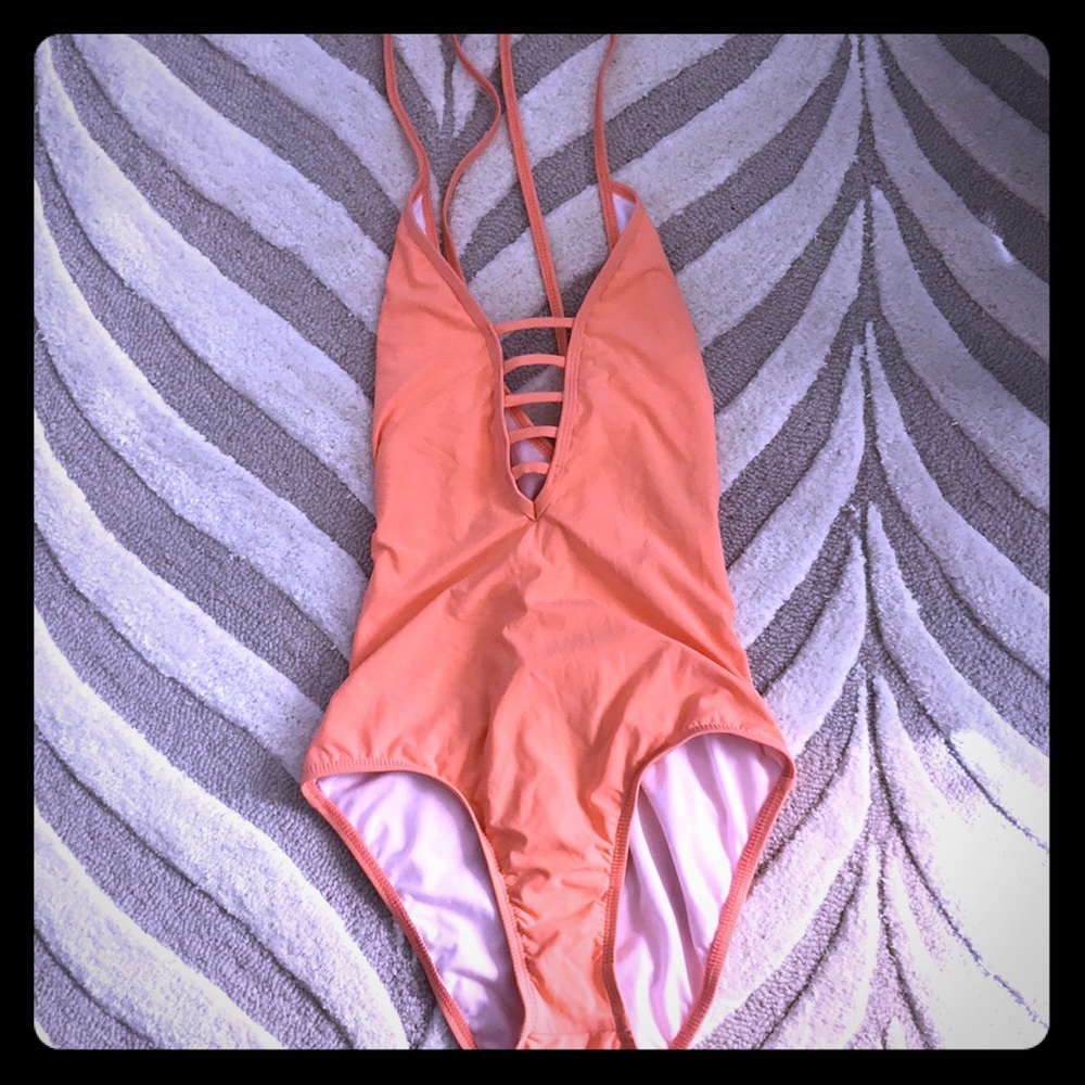 Peach one piece